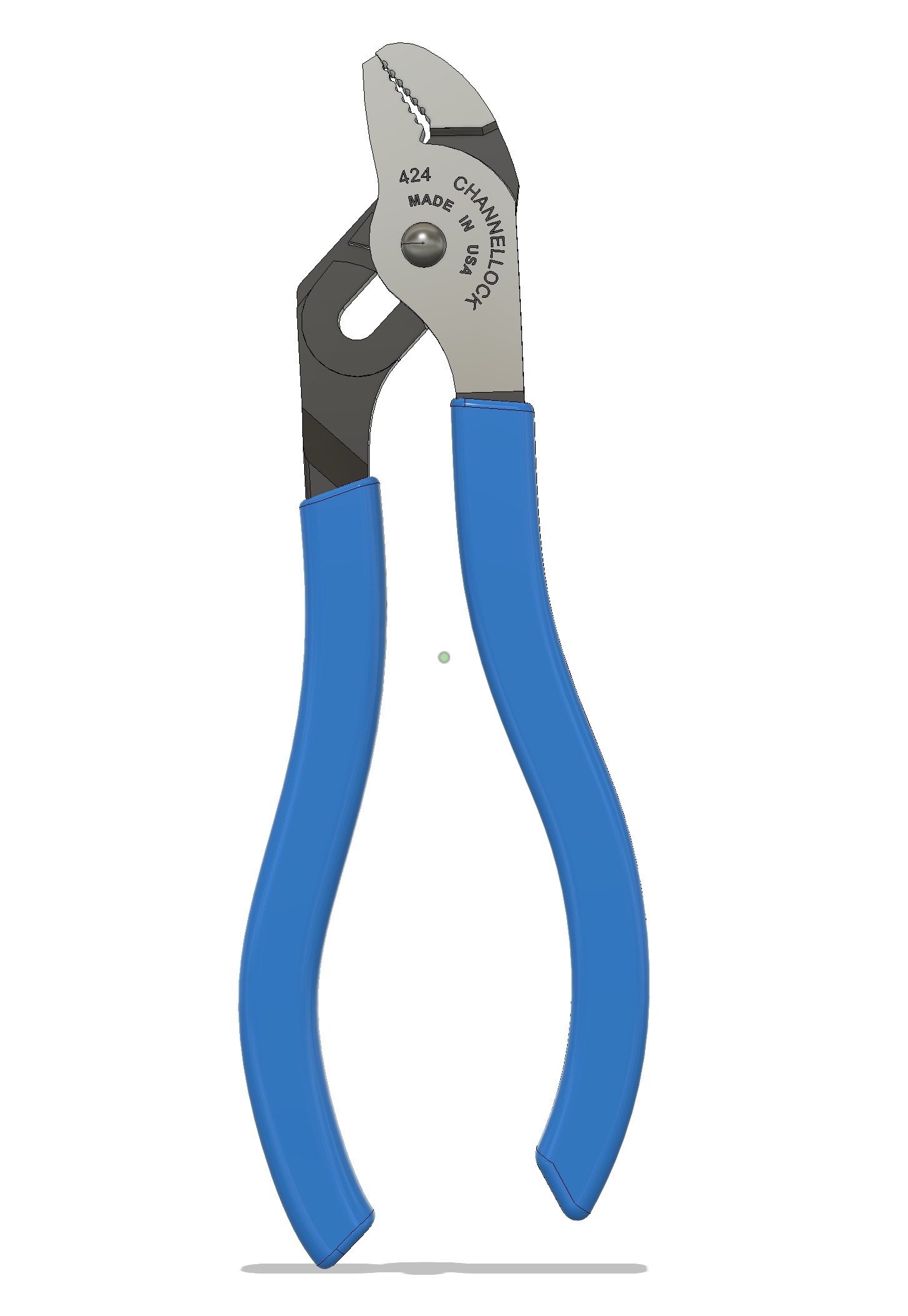 A0002775-Channellock 活动扳手钳 424 - 直嘴槽型4.5 英寸